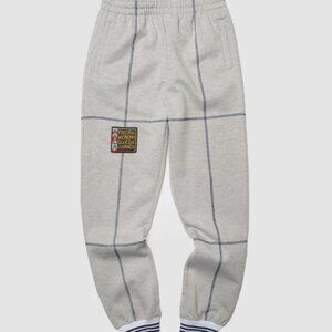 AACA Joggers w/ Color Contrast Stitch 90s Hip Hop Sweatpants Multicolor